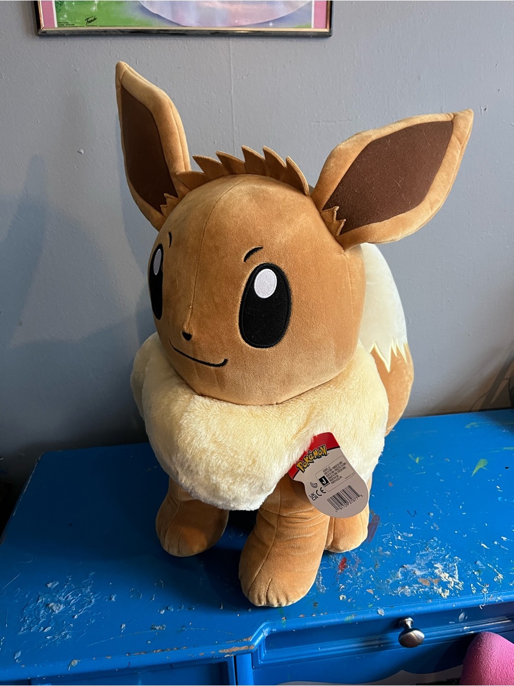A Pokemon Eevee Licensed Jumbo Limited Edition 24" Plush - NWT